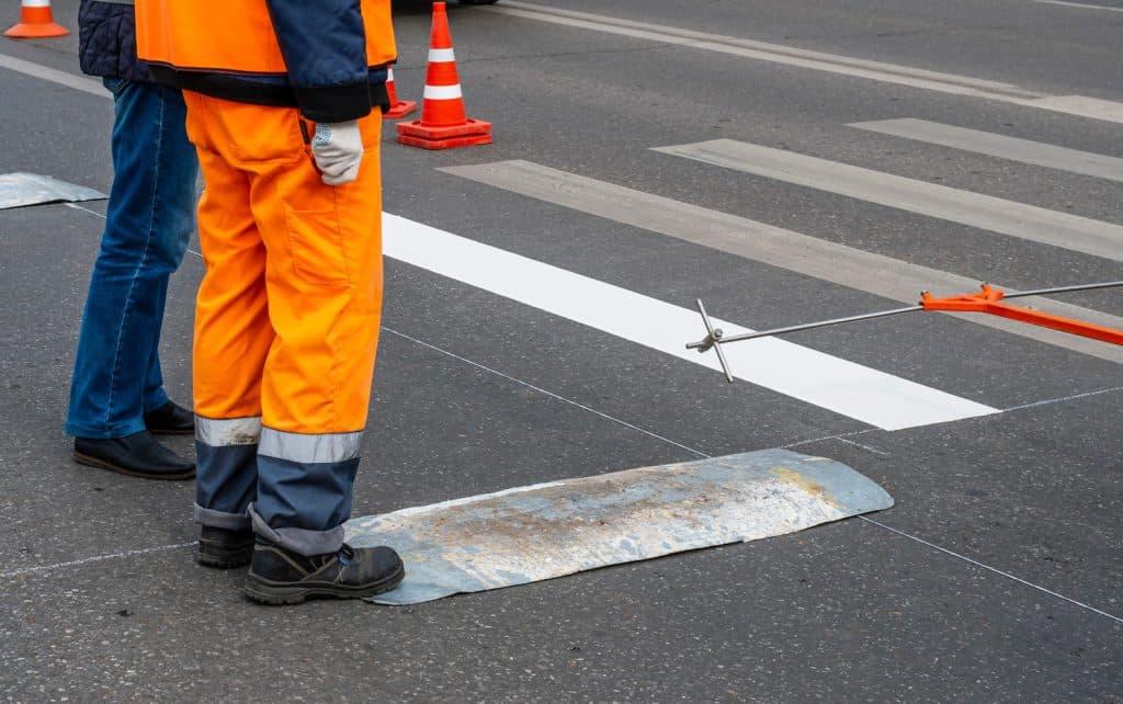 Profesjonell oppmerking av parkeringsplasser